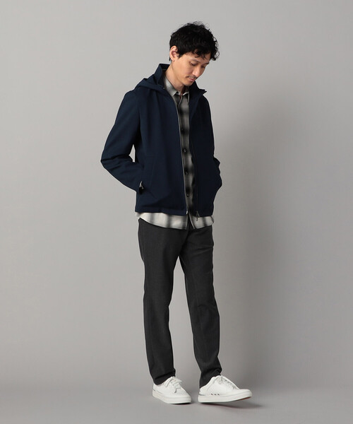 COMME CA MEN(コムサメン)の「ダウンファブリック フード着脱 ブルゾン(ブルゾン・メンズ・ネイビー/ブラック・M/L/S)」の11枚目の写真