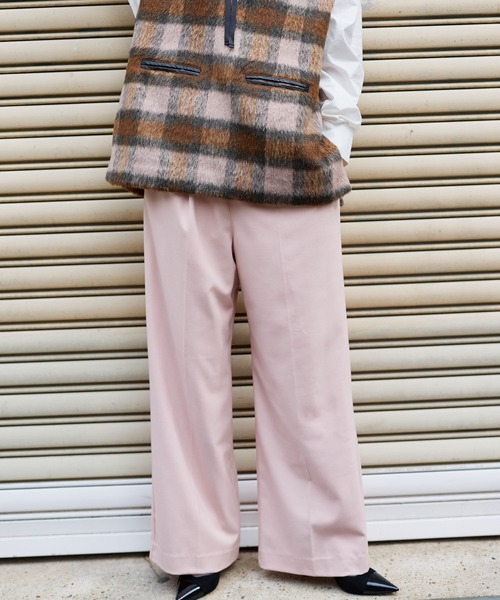 Narcissus(ナルシス)の「ワイドパンツ/リラックスパンツ/(その他パンツ・レディース・ピンク/ボルドー/ブラック・FREE)」の2枚目の写真