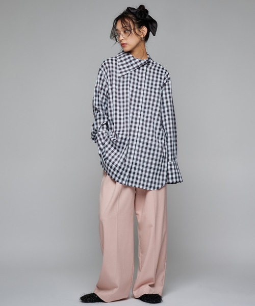 Narcissus(ナルシス)の「ワイドパンツ/リラックスパンツ/(その他パンツ・レディース・ピンク/ボルドー/ブラック・FREE)」の12枚目の写真
