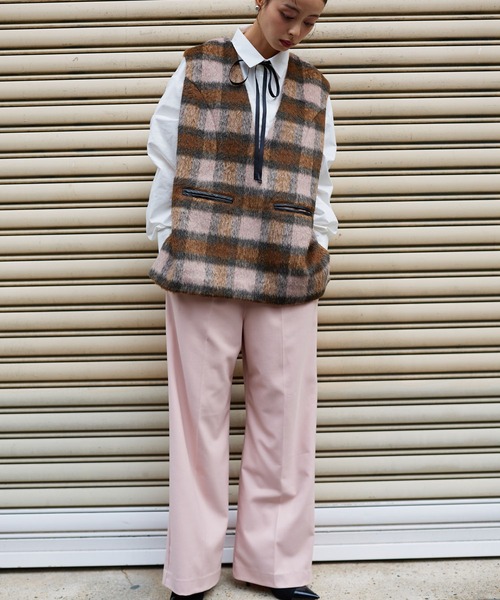 Narcissus(ナルシス)の「ワイドパンツ/リラックスパンツ/(その他パンツ・レディース・ピンク/ボルドー/ブラック・FREE)」の6枚目の写真