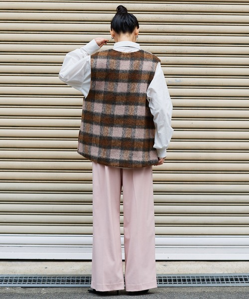 Narcissus(ナルシス)の「ワイドパンツ/リラックスパンツ/(その他パンツ・レディース・ピンク/ボルドー/ブラック・FREE)」の8枚目の写真