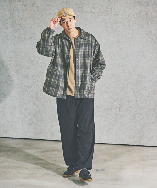 BAYFLOW（ベイフロー）の「ウーリーテックコーチジャケット（ブルゾン・メンズ・オフホワイト/その他1/その他2・MEDIUM/LARGE）」の21枚目の写真