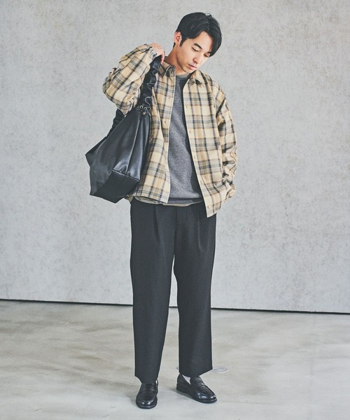 BAYFLOW（ベイフロー）の「ウーリーテックコーチジャケット（ブルゾン・メンズ・オフホワイト/その他1/その他2・MEDIUM/LARGE）」の22枚目の写真