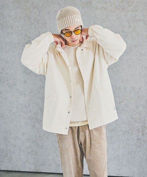 BAYFLOW（ベイフロー）の「ウーリーテックコーチジャケット（ブルゾン・メンズ・オフホワイト/その他1/その他2・MEDIUM/LARGE）」の4枚目の写真