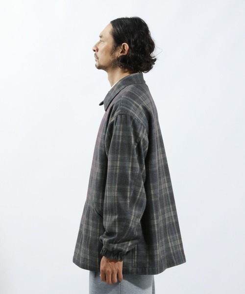 BAYFLOW（ベイフロー）の「ウーリーテックコーチジャケット（ブルゾン・メンズ・オフホワイト/その他1/その他2・MEDIUM/LARGE）」の10枚目の写真