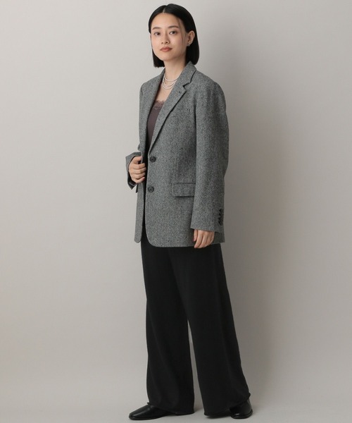 A part by(アパートバイ)の「ニットストレートパンツ(その他パンツ・レディース・アイボリー/ブラック/チャコールグレー・FREE)」の14枚目の写真