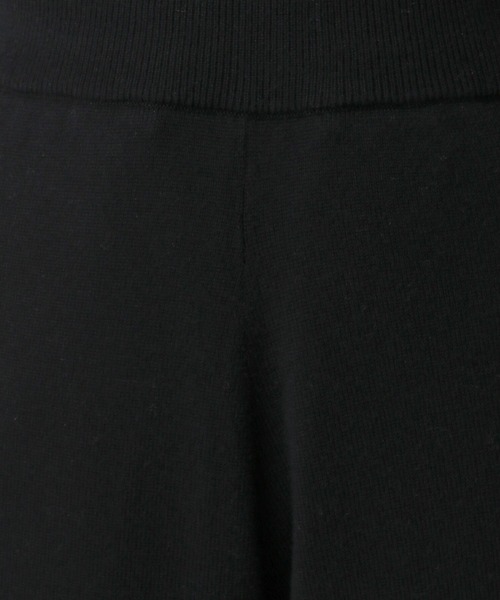 A part by(アパートバイ)の「ニットストレートパンツ(その他パンツ・レディース・アイボリー/ブラック/チャコールグレー・FREE)」の7枚目の写真