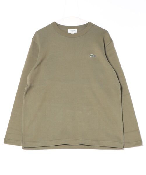 LACOSTE(ラコステ)の「《LACOSTE》TH067J-99(Tシャツ/カットソー・メンズ・ホワイト系その他/オリーブ/ブラック・4/3/5)」の1枚目の写真