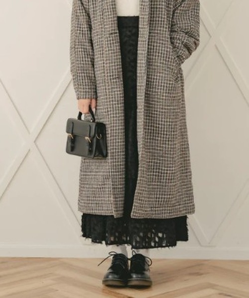 セール】3WAYチェックロングコート（その他アウター）｜amr.（アムレ
