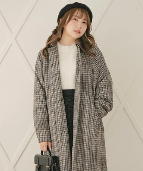セール】3WAYチェックロングコート（その他アウター）｜amr.（アムレ