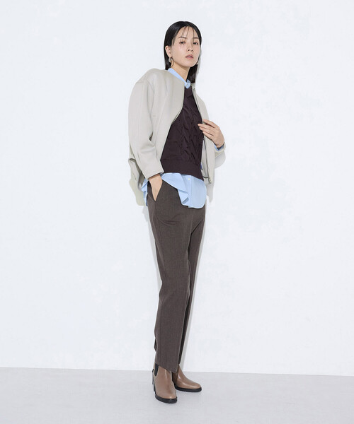 COMME CA(コムサ)の「ダブルエアーダンボール ノーカラーブルゾン(ブルゾン・レディース・ブラック/ライトグレー/ブルー系その他・9号)」の19枚目の写真