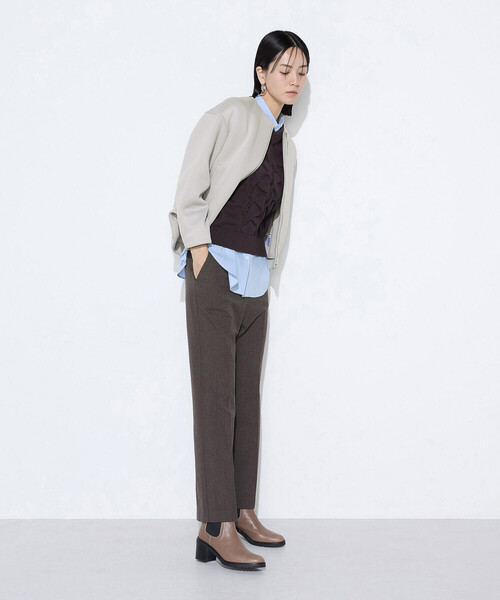 COMME CA(コムサ)の「ダブルエアーダンボール ノーカラーブルゾン(ブルゾン・レディース・ブラック/ライトグレー/ブルー系その他・9号)」の20枚目の写真