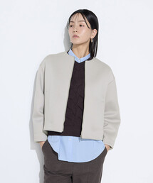 COMME CA（コムサ）の「ダブルエアーダンボール ノーカラーブルゾン（ブルゾン）」