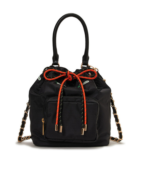 LeSportsac(レスポートサック)の「W DRAWSTRING CHAIN BAG ノクターンフレームCD(ショルダーバッグ・レディース・ブラック・FREE)」の8枚目の写真