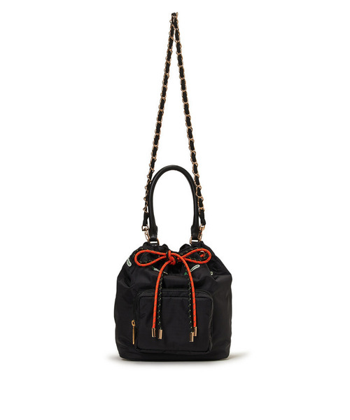 LeSportsac(レスポートサック)の「W DRAWSTRING CHAIN BAG ノクターンフレームCD(ショルダーバッグ・レディース・ブラック・FREE)」の11枚目の写真