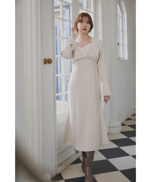 Her lip to(ハーリップトゥー)の「Elsie Twist-Front Dress(ワンピース・レディース・ホワイト系・S/M)」の14枚目の写真