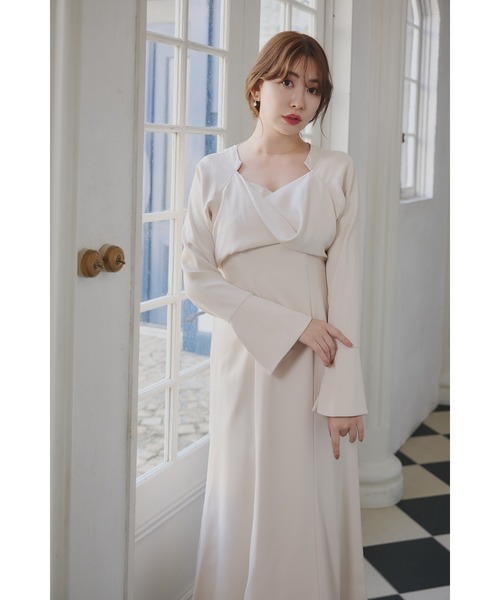 Her lip to(ハーリップトゥー)の「Elsie Twist-Front Dress(ワンピース・レディース・ホワイト系・S/M)」の13枚目の写真