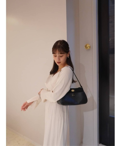 Her lip to(ハーリップトゥー)の「Elsie Twist-Front Dress(ワンピース・レディース・ホワイト系・S/M)」の9枚目の写真