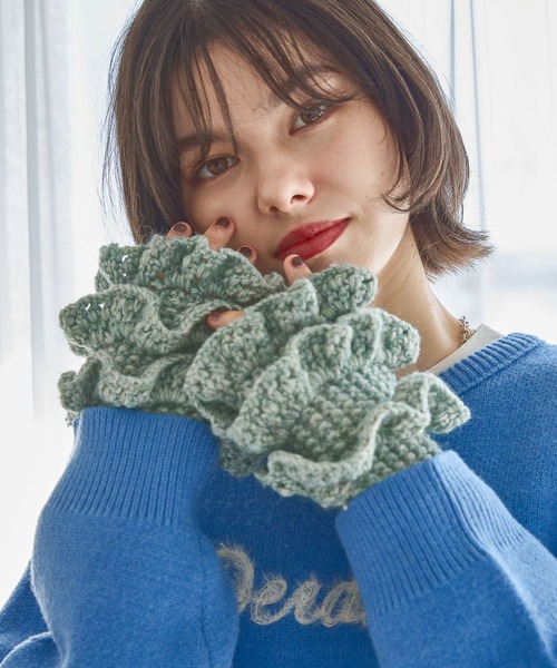 オリジナルフリルアームウォーマー（アームカバー）｜niko and