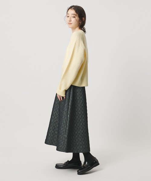 UNITED ARROWS（ユナイテッドアローズ）の「ワイドスリーブ プルオーバーニット（ニット/セーター・レディース・グレー系/ベージュ/イエロー・FREE）」の20枚目の写真