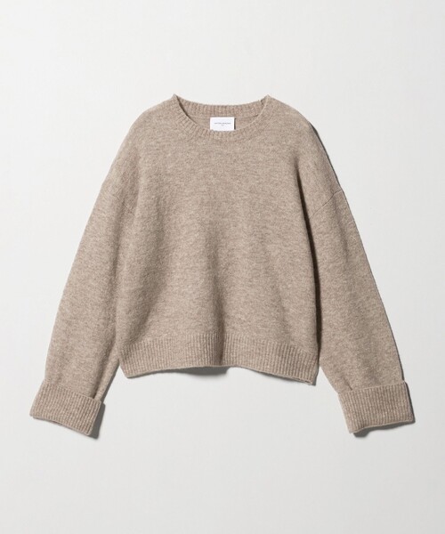 UNITED ARROWS（ユナイテッドアローズ）の「ワイドスリーブ プルオーバーニット（ニット/セーター・レディース・グレー系/ベージュ/イエロー・FREE）」の21枚目の写真