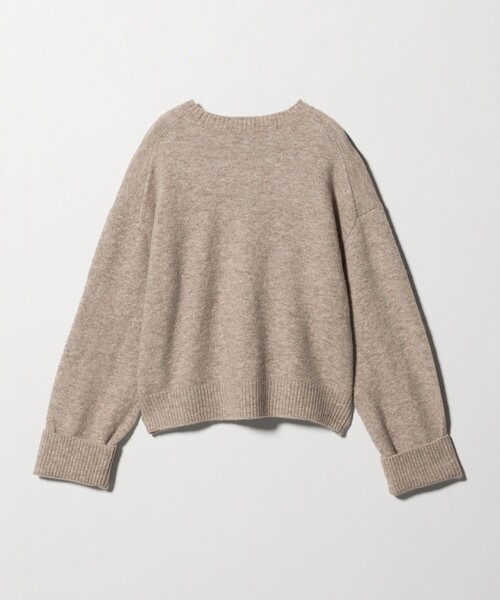 UNITED ARROWS（ユナイテッドアローズ）の「ワイドスリーブ プルオーバーニット（ニット/セーター・レディース・グレー系/ベージュ/イエロー・FREE）」の22枚目の写真