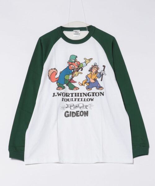 Disney(ディズニー)の「【 Disney 】 ロングスリーブTシャツ 25W10(Tシャツ/カットソー・レディース・ホワイト×グリーン/ブラック系その他2/ホワイト×レッド/ブラック系その他/ブラック系その他3/ホワイト系その他2/ホワイト系その他/ホワイト系その他3/ホワイト×ネイビー・LARGE/X-LARGE)」の3枚目の写真