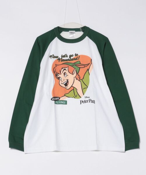 Disney(ディズニー)の「【 Disney 】 ロングスリーブTシャツ 25W10(Tシャツ/カットソー・レディース・ホワイト×グリーン/ブラック系その他2/ホワイト×レッド/ブラック系その他/ブラック系その他3/ホワイト系その他2/ホワイト系その他/ホワイト系その他3/ホワイト×ネイビー・LARGE/X-LARGE)」の1枚目の写真