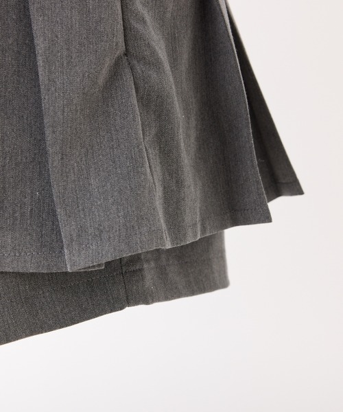 one after another NICE CLAUP（ワンアフターアナザーナイスクラップ）の「【S/Mサイズ展開】プリーツミニスカート（スカート・レディース・ベージュ/ブラウン系その他/グレー/ブラック系その他・MEDIUM/SMALL）」の6枚目の写真