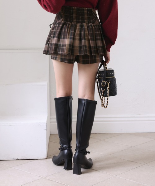 one after another NICE CLAUP（ワンアフターアナザーナイスクラップ）の「【S/Mサイズ展開】プリーツミニスカート（スカート・レディース・ベージュ/ブラウン系その他/グレー/ブラック系その他・MEDIUM/SMALL）」の18枚目の写真