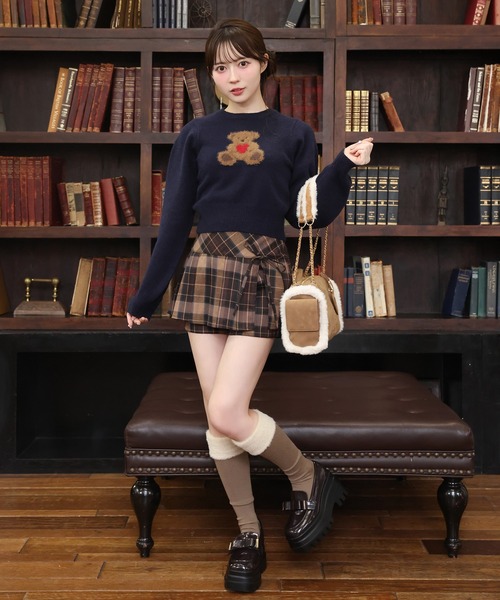 one after another NICE CLAUP（ワンアフターアナザーナイスクラップ）の「【S/Mサイズ展開】プリーツミニスカート（スカート・レディース・ベージュ/ブラウン系その他/グレー/ブラック系その他・MEDIUM/SMALL）」の21枚目の写真