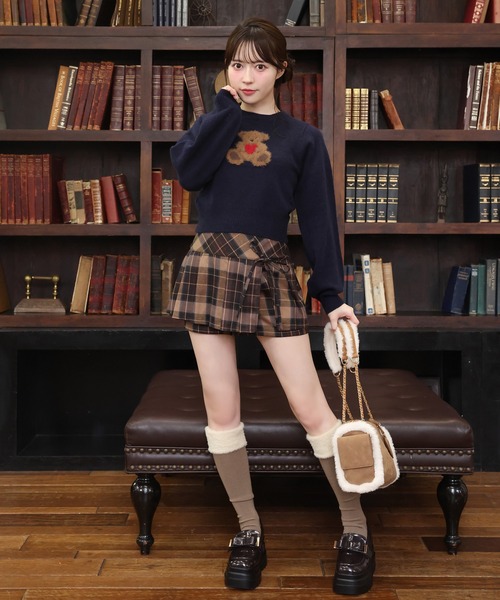 one after another NICE CLAUP（ワンアフターアナザーナイスクラップ）の「【S/Mサイズ展開】プリーツミニスカート（スカート・レディース・ベージュ/ブラウン系その他/グレー/ブラック系その他・MEDIUM/SMALL）」の22枚目の写真