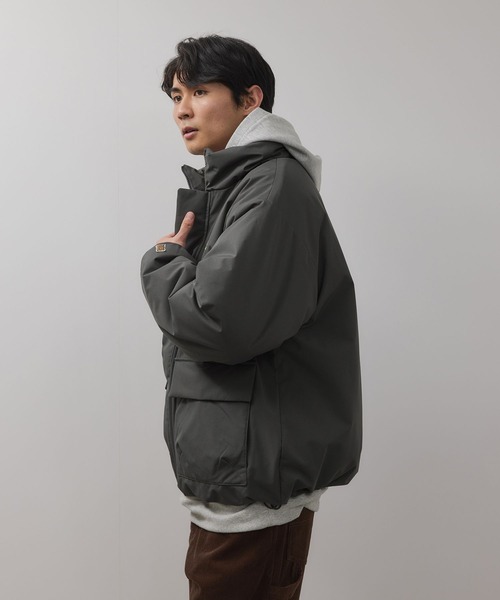 Philip Lumbang(フィリップランバン)の「【Philip Lumbang / フィリップ・ランバン】 防風中綿スタンドジャケット(ブルゾン・メンズ・ブラック/ブラウン/チャコールグレー・XL/L/M)」の14枚目の写真