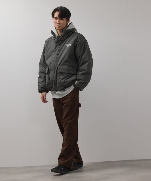 Philip Lumbang(フィリップランバン)の「【Philip Lumbang / フィリップ・ランバン】 防風中綿スタンドジャケット(ブルゾン・メンズ・ブラック/ブラウン/チャコールグレー・XL/L/M)」の16枚目の写真