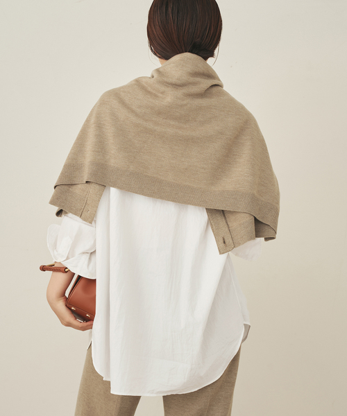 plage（プラージュ）の「Typewriter Elegant シャツ（シャツ/ブラウス・レディース・ホワイト/ブラウン・FREE）」の12枚目の写真