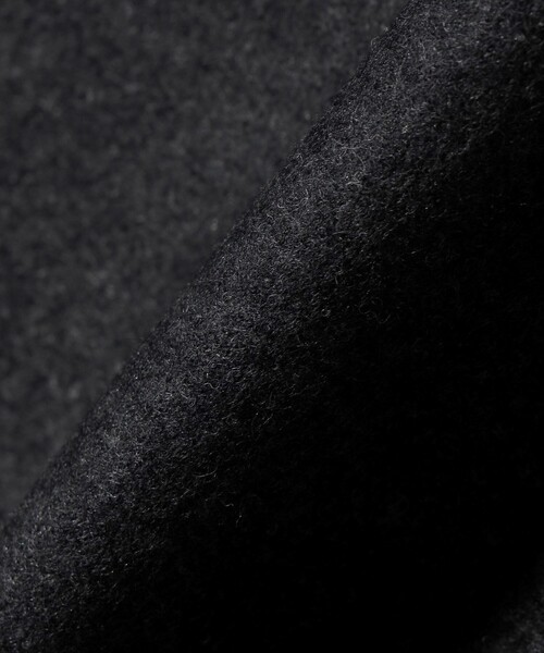 SHIPS(シップス)の「SHIPS Primary Navy Label:ウール ジャージー ノーカラー ジャケット(ノーカラージャケット・レディース・カーキ/ダークグレー・38/36)」の3枚目の写真