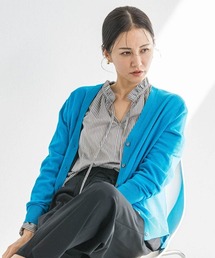 【WEB限定】ベーシックウールカーディガン≪洗える≫