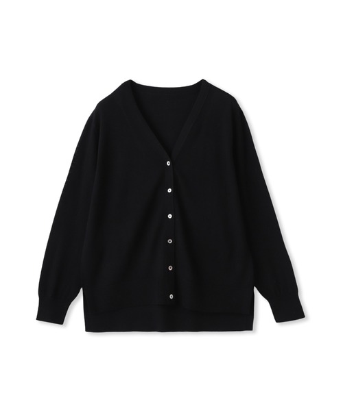 LAUTREAMONT（ロートレアモン）の「【WEB限定】ベーシックウールカーディガン≪洗える≫（カーディガン/ボレロ・レディース・ブラック/ベージュ/オフホワイト/ブルー/レッド・9号）」の2枚目の写真