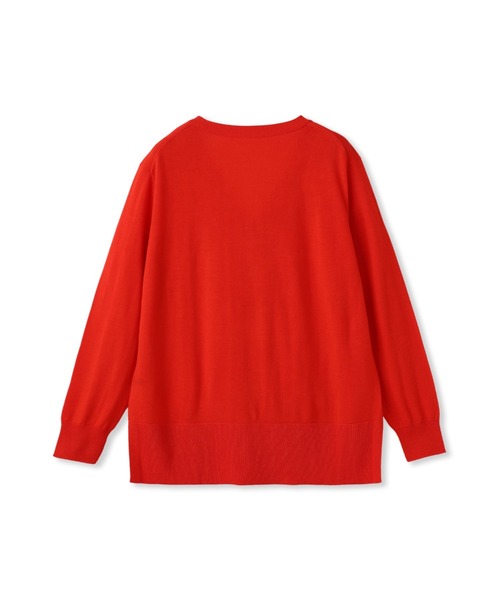 LAUTREAMONT（ロートレアモン）の「【WEB限定】ベーシックウールカーディガン≪洗える≫（カーディガン/ボレロ・レディース・ブラック/ベージュ/オフホワイト/ブルー/レッド・9号）」の14枚目の写真