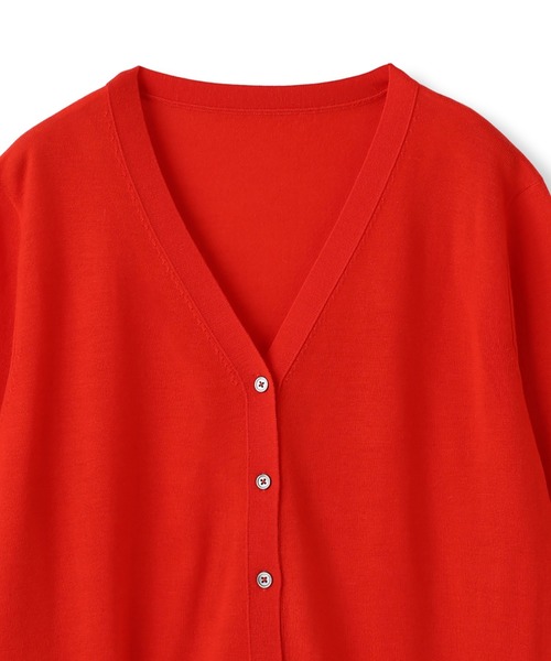 LAUTREAMONT（ロートレアモン）の「【WEB限定】ベーシックウールカーディガン≪洗える≫（カーディガン/ボレロ・レディース・ブラック/ベージュ/オフホワイト/ブルー/レッド・9号）」の15枚目の写真