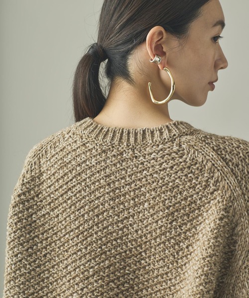 Curensology（カレンソロジー）の「Curensology(カレンソロジー)/カノコアミMIXニットプルオーバー（ニット/セーター・レディース・ベージュ/ブラック/ダークブラウン・FREE）」の17枚目の写真