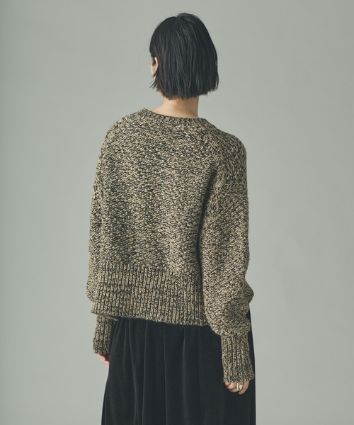 Curensology フレアー2WAYニットプルオーバー Curensology フレアー2WAYニットプルオーバー フレアー2WAYニットプル