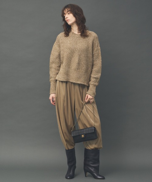 Curensology(カレンソロジー)/カノコアミMIXニットプルオーバー