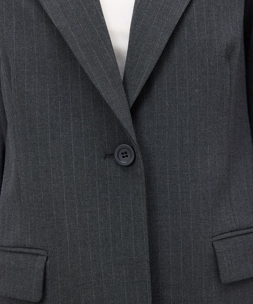 EIMY ISTOIRE（エイミーイストワール）の「レーストリムカフステーラリングジャケット（テーラードジャケット・レディース・ネイビー/グレー・F）」の19枚目の写真