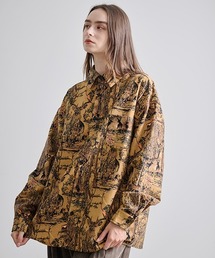 Revo.（レボ）の「Revo. ハンティングパターン 総柄プリント ロングスリーブシャツ（シャツ/ブラウス・メンズ）」