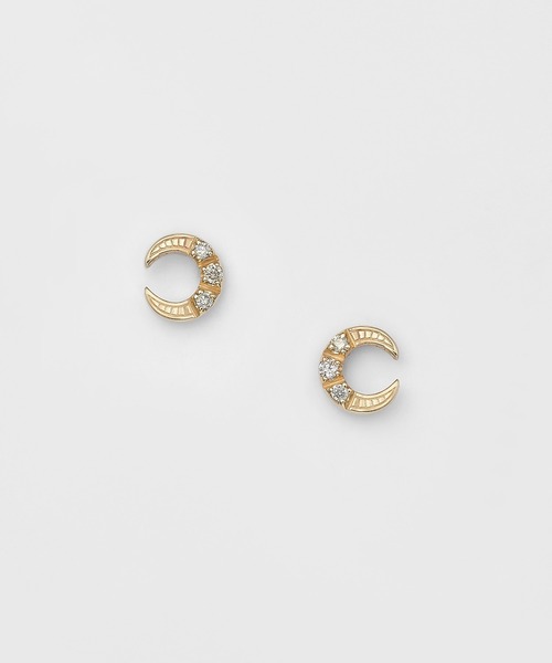agete(アガット)の「K10ダイヤモンドピアス(0.02ct)【インスタLIVE紹介アイテム】(ピアス(両耳用)・レディース・ゴールド系その他・FREE)」の1枚目の写真