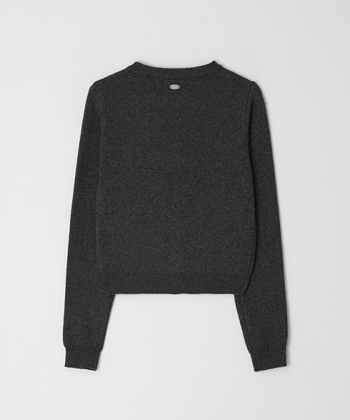 RONRON(ロンロン)の「BUTTON UP KNIT CARDIGAN CHARCOAL(カーディガン/ボレロ・レディース・その他・FREE)」の2枚目の写真