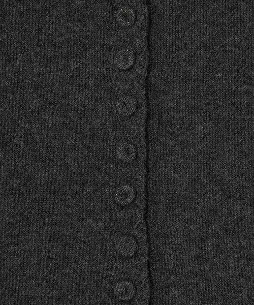 RONRON(ロンロン)の「BUTTON UP KNIT CARDIGAN CHARCOAL(カーディガン/ボレロ・レディース・その他・FREE)」の4枚目の写真