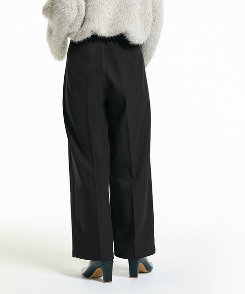 coca(coca)(コカ)の「【DAILY WARM】裏起毛ワイドスラックス(スラックス・レディース・グレー/ブラック・S/M/L)」の14枚目の写真