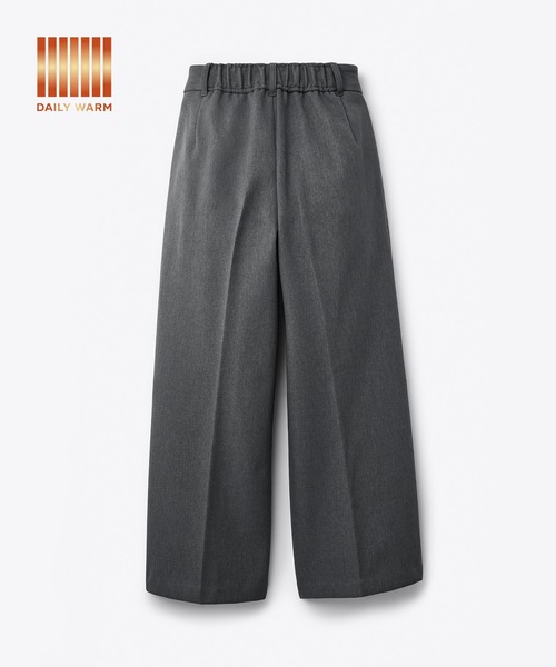 coca(coca)(コカ)の「【DAILY WARM】裏起毛ワイドスラックス(スラックス・レディース・グレー/ブラック・S/M/L)」の18枚目の写真